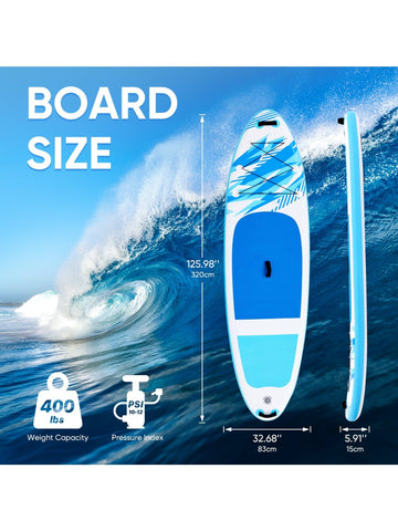 An inflatable stand-up kayak, equipped with anti-slip deck, durable high-quality materials and complete kayak accessories