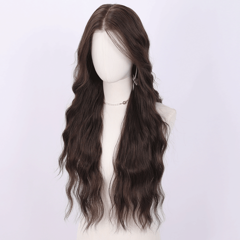 Wavy With Bangs Synthetic Wig