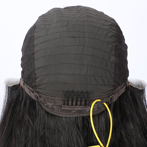 Long Wavy Black Lace Front Wig