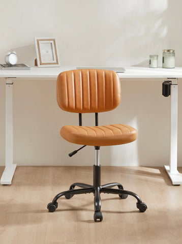 [World Cup 2026]Adjustable Height 360° Rolling Swivel Computer Task Chair Without Arm