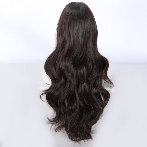 Long Wavy With Bangs Synthetic Wig
