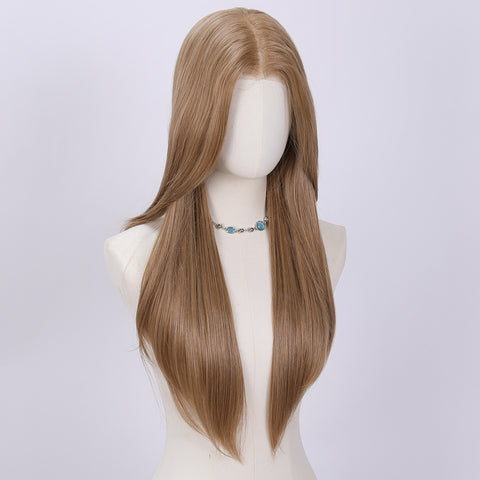 Long Straight Blonde Lace Front Wig