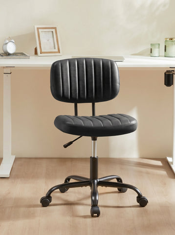 [World Cup 2026]Adjustable Height 360° Rolling Swivel Computer Task Chair Without Arm