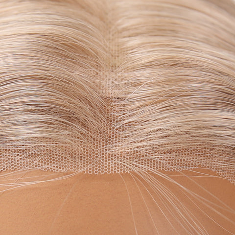 Long Straight Blonde Lace Front Wig