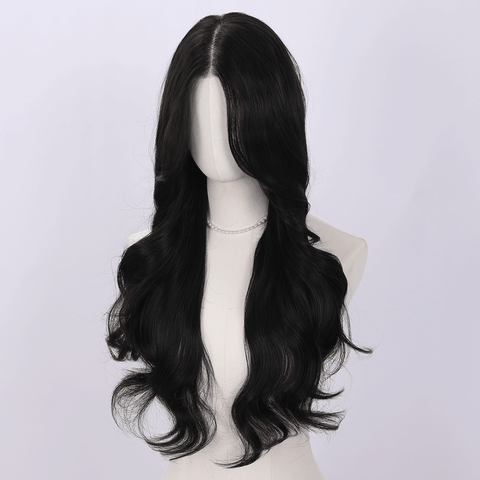 Long Wavy Middle Part Synthetic Wig