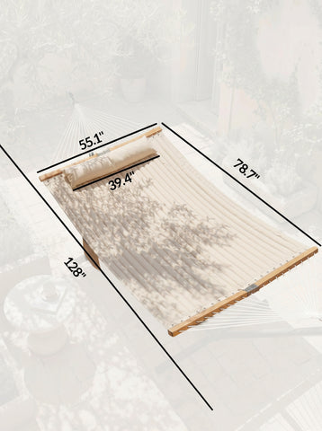 Outdoor Hammock 2-Person, with Pillow & Pad, 440 lbs Capacity