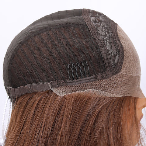 Long Wavy Brown Synthetic Wig