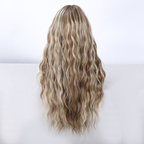 Blonde Ombre Long Wavy Lace Front Wig