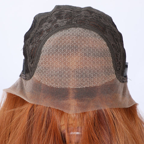Lace Front Ombre Brown Synthetic Wig