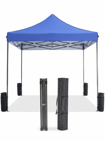 [World Cup 2026]10x10ft Pop Up Canopy Tent Easy Setup Outdoor Shade Instant Portable Sun Shelter Canopy Tent for Parties Camping Beach