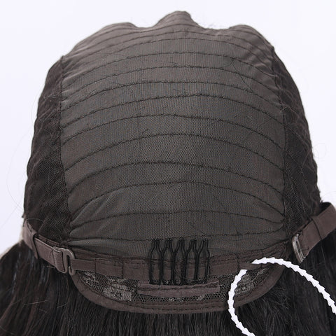 Long Wavy Middle Part Synthetic Wig