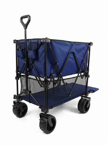 Double-decker truck with brakes, 440-pound large-capacity truck trolley folding truck