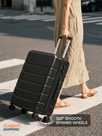 [World Cup 2026]20-28 Inch Luggage Expandable Hardside Suitcase With Spinner Wheels Hard Shell Abs Durable Lightweight Travel Luggage With Tsa Lock
