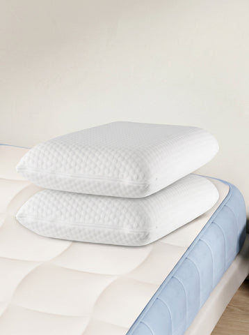 Memory foam pillow, detachable washable pillowcase, odorless, ergonomic pillow, full sleeping position, cervical support pillow