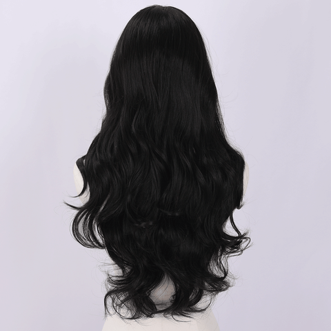 Long Wavy Middle Part Synthetic Wig