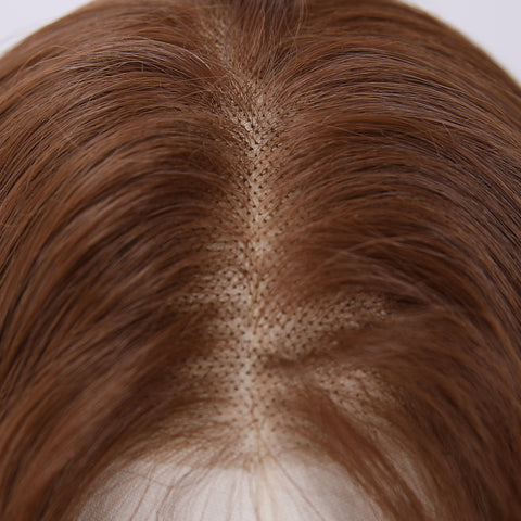 Long Wavy Brown Synthetic Wig