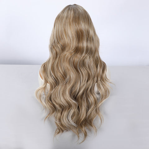 Light Golden Wavy Lace Front Wig