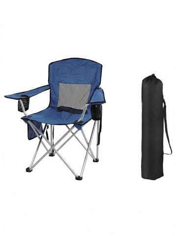[World Cup 2026]Camping Chair Portable Folding Outdoor Chair With Armrests Cup Holder And Carrying Bag Foldable Chair For Camping Beach And More