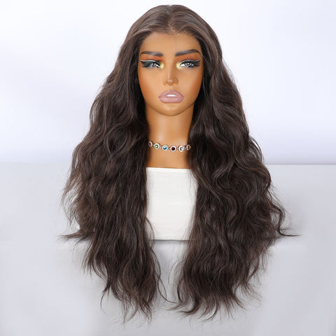 Long Wavy Lace Front Human Hair Wig