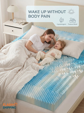 [World Cup 2026]Memory Foam Mattress A Pressure-Relieving Mattress With Cooling Gel
