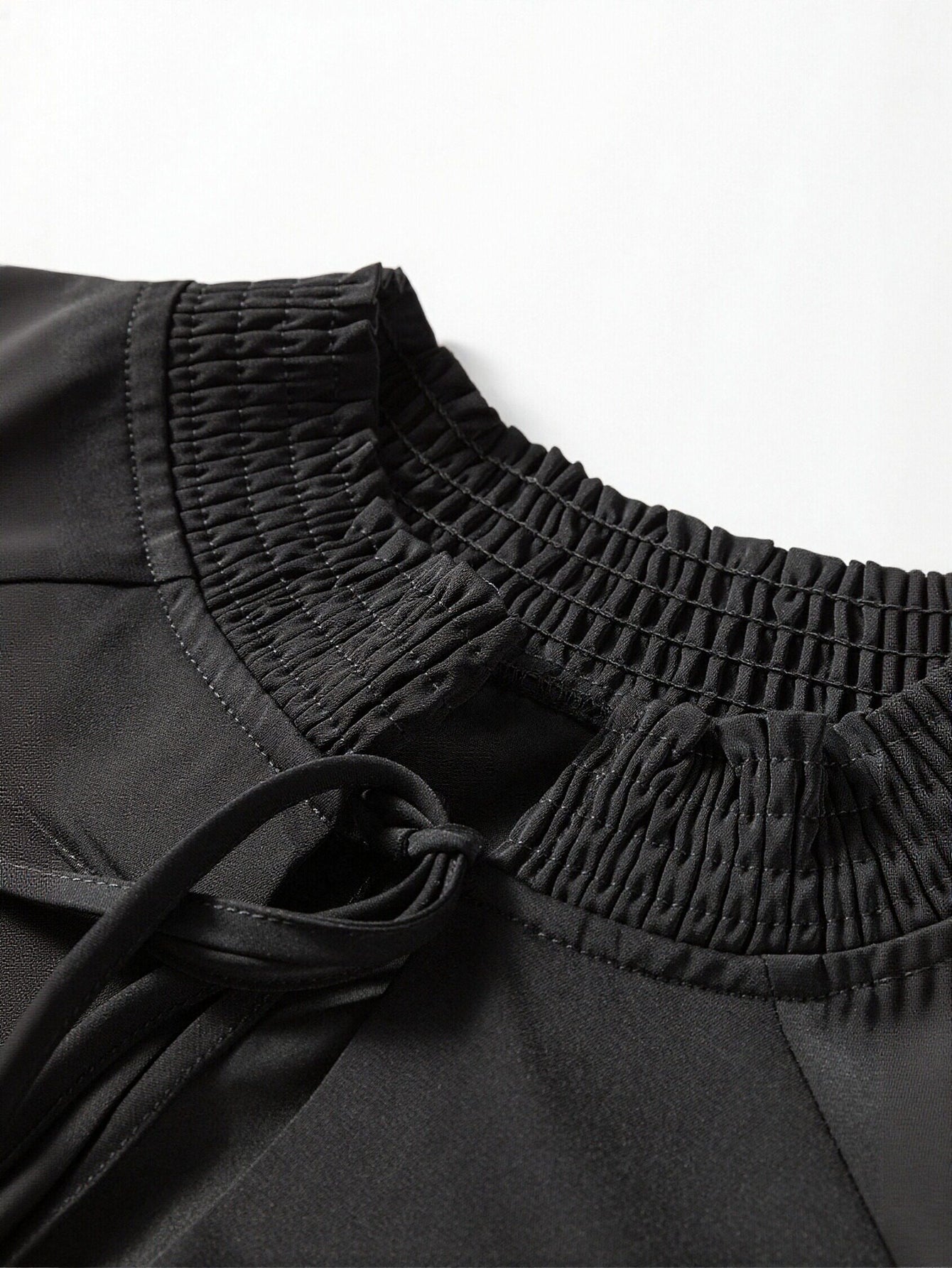 Long Sleeve Tiered Mini Dress