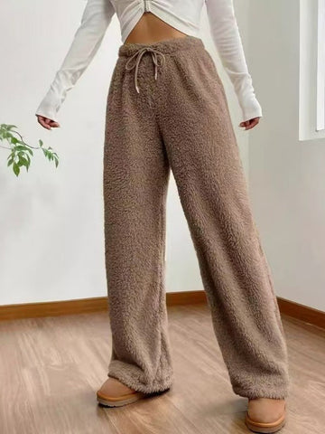 Cozy Fuzzy High Waisted Lounge Pants