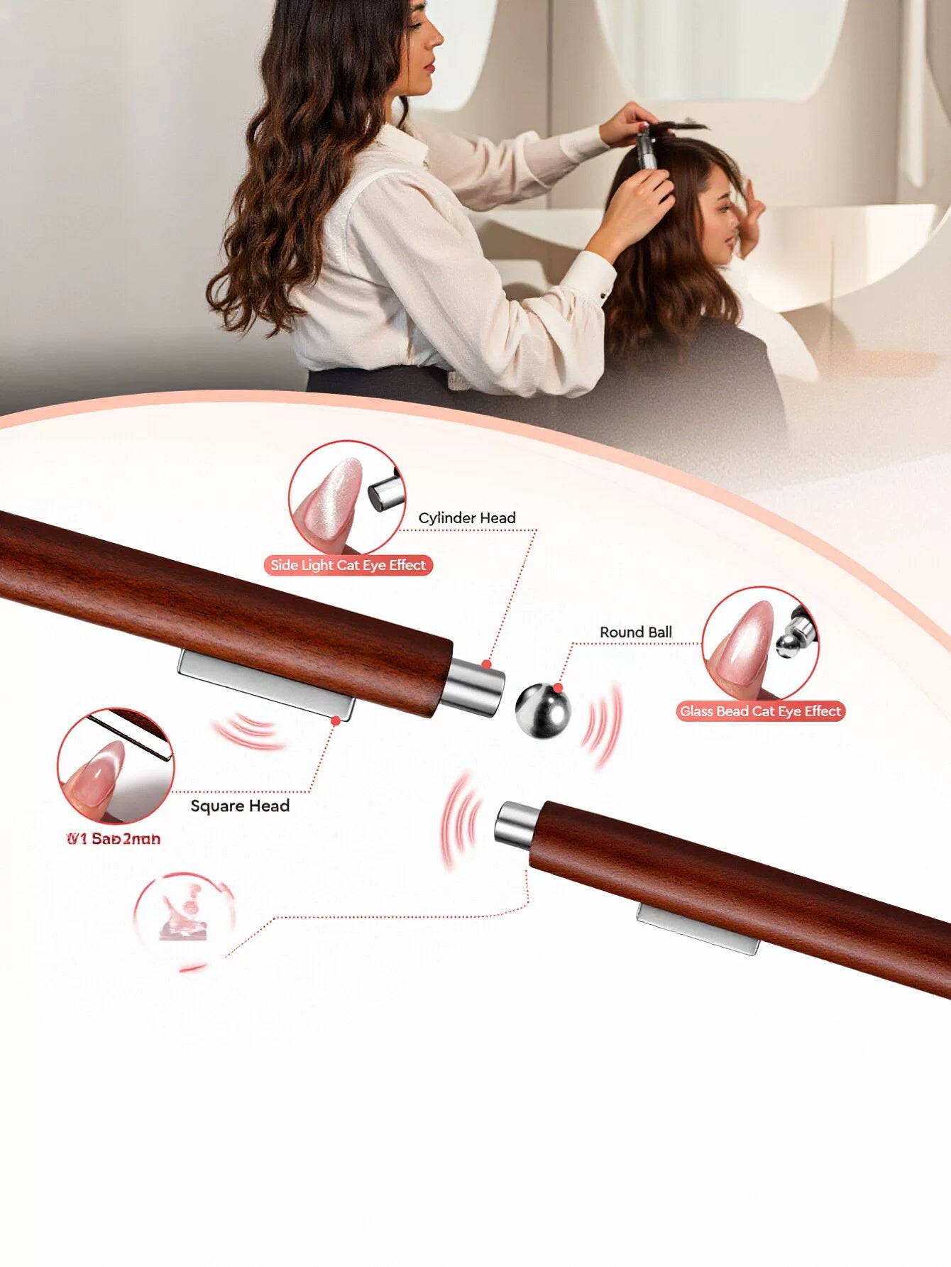 Strong Magnetic Cat Eye Nail Tool