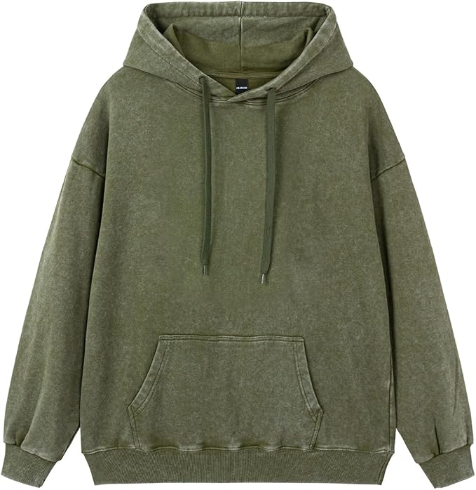 Oversized Acid Wash Unisex Hoodie