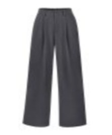 High Waisted Pleated Wide Leg Trousers