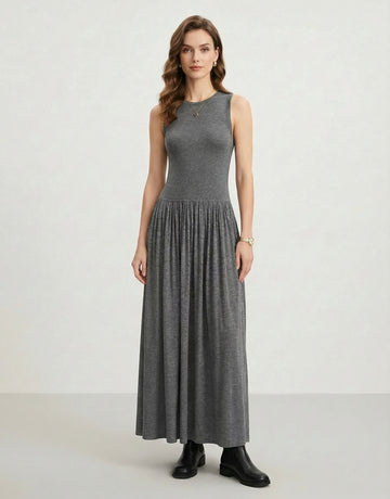 Wool Blend Tank Dress