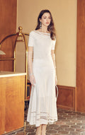 Elegant Embellished Sheer Knit Pullover