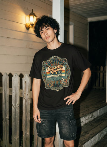 Vintage Retro Cassette Graphic T-Shirt