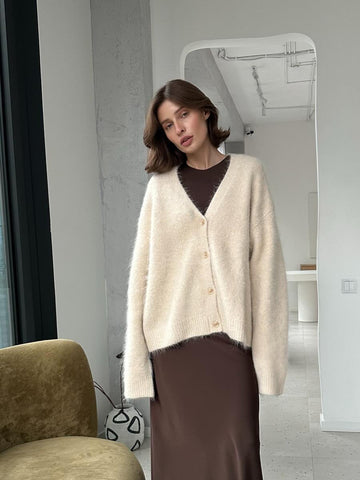 Cozy Oversized Button Up Cardigan