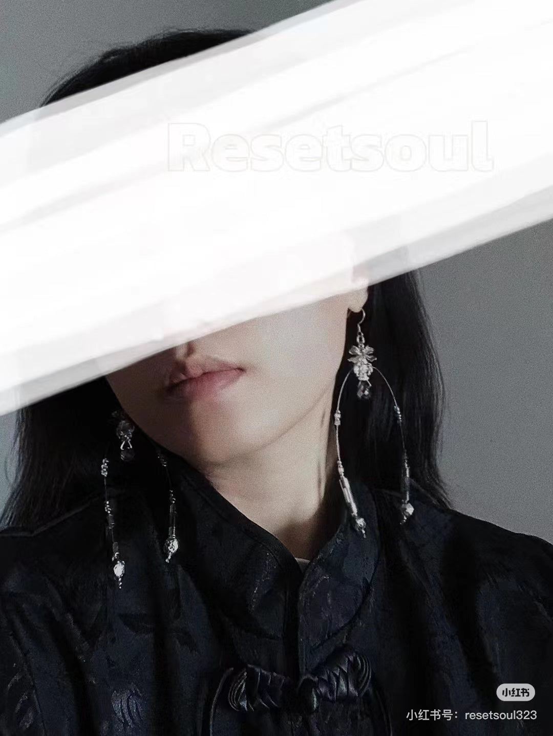 Edgy Gothic Statement Dangle Earrings