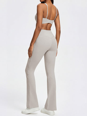 Seamless High Waisted Flare Yoga Set
