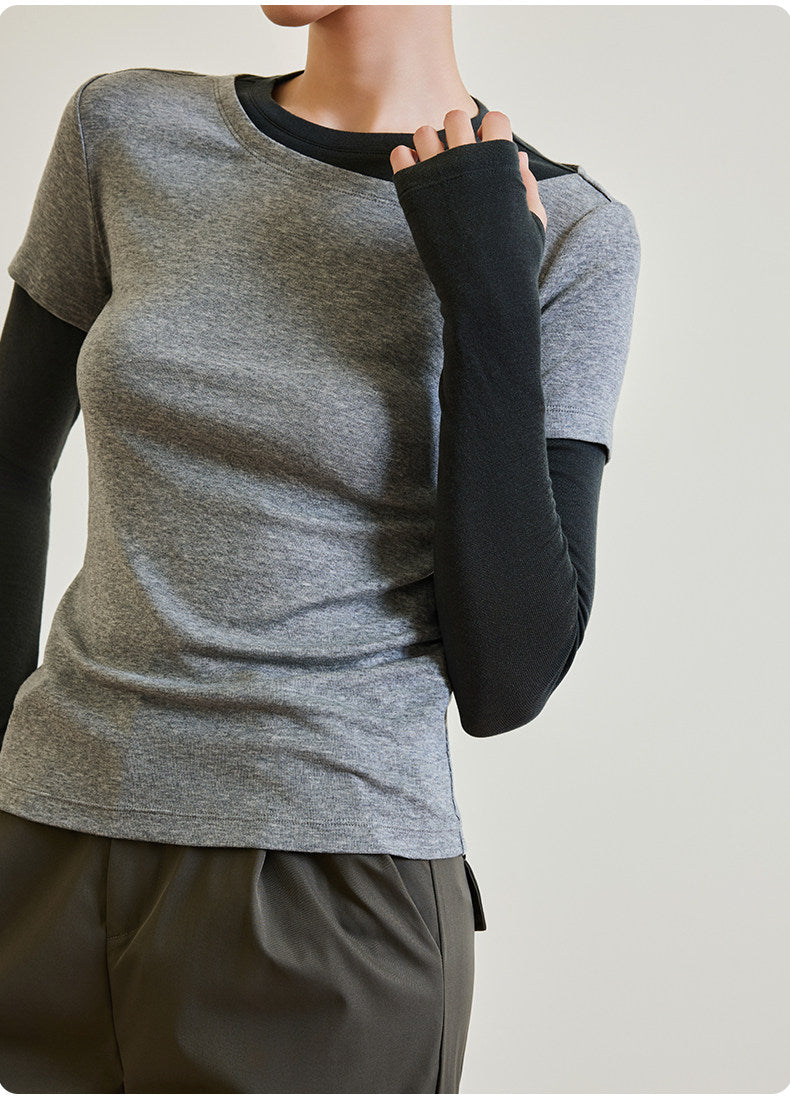 Layered Look Soft Comfy Lounge Top
