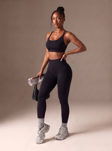 Seamless High Waisted Workout Legging Set