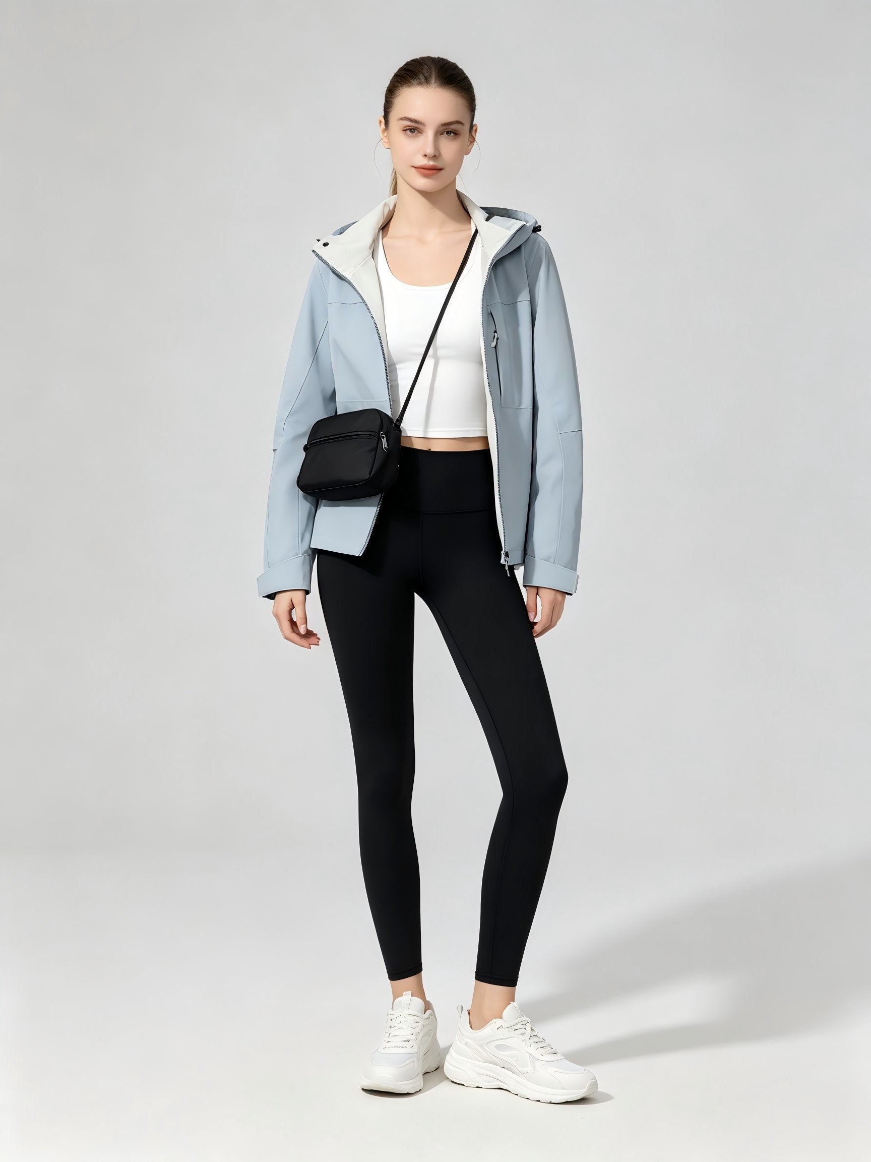 Waterproof Windproof Lightweight Women Rain Jacket