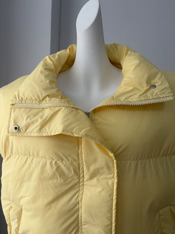 Cropped Stand Collar Puffer Vest