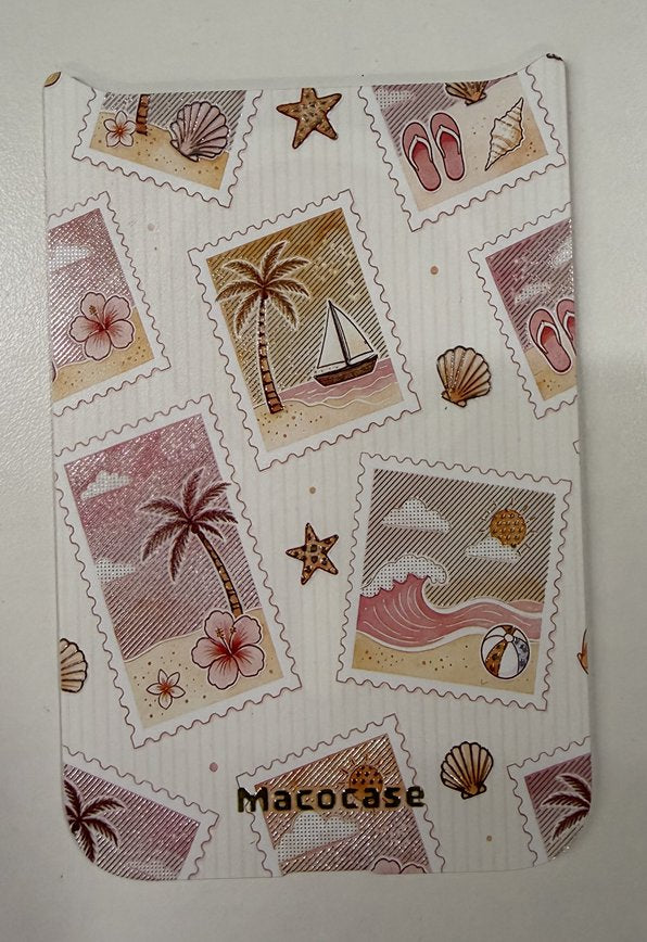Tropical Beach Stamp Pattern Phone Case