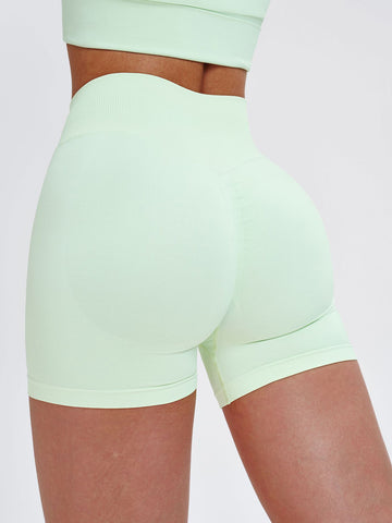 High Waisted Seamless Bike Shorts