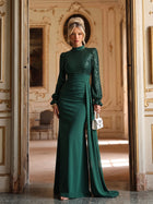 Elegant Sequin Embellished Maxi Dress
