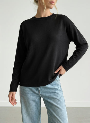Lon Sleeves Loose Fit Soft Touch Basic T-Shirt