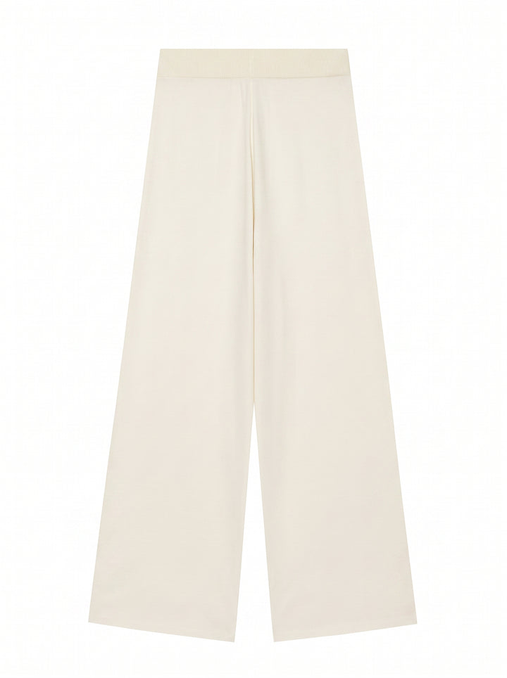 Casual Striped Sailor Collar Knit Pants Sets