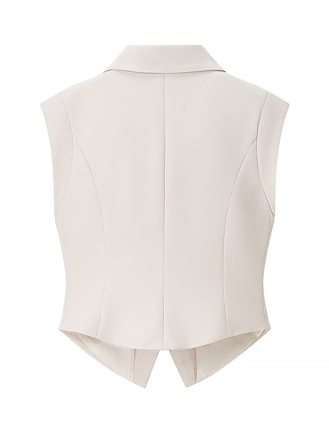 Sleek Tailored Vest Wide Leg Pants Set