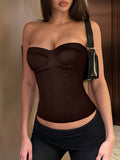 Strapless Sculpting Bodycon Corset Top