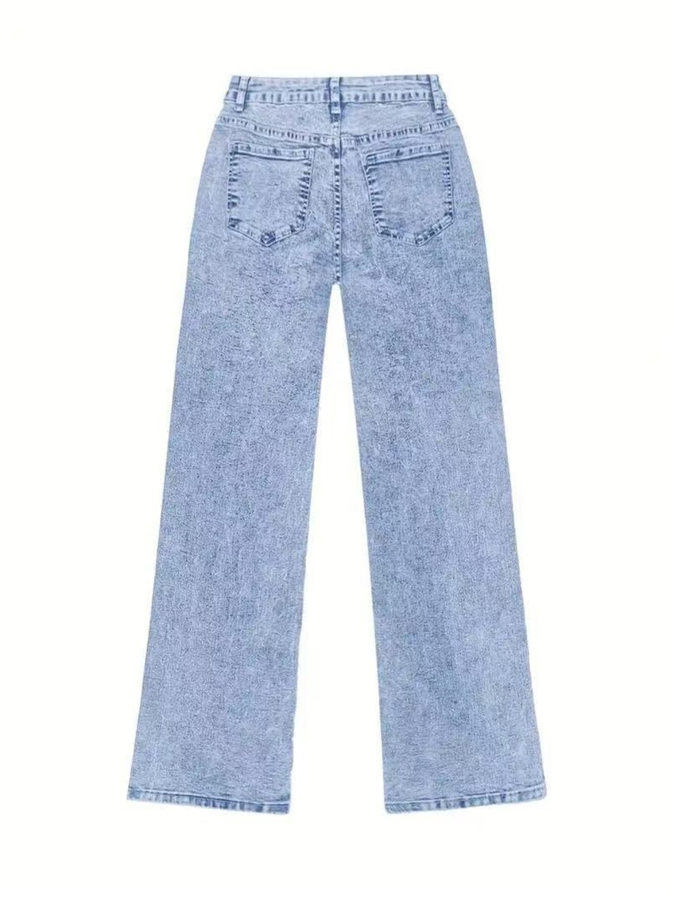 High Waisted Loose Wide Leg Jeans