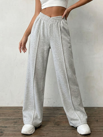High Waisted Relaxed Fit Comfy Pants