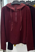 Cozy Fleece Quarter Zip Hoodie