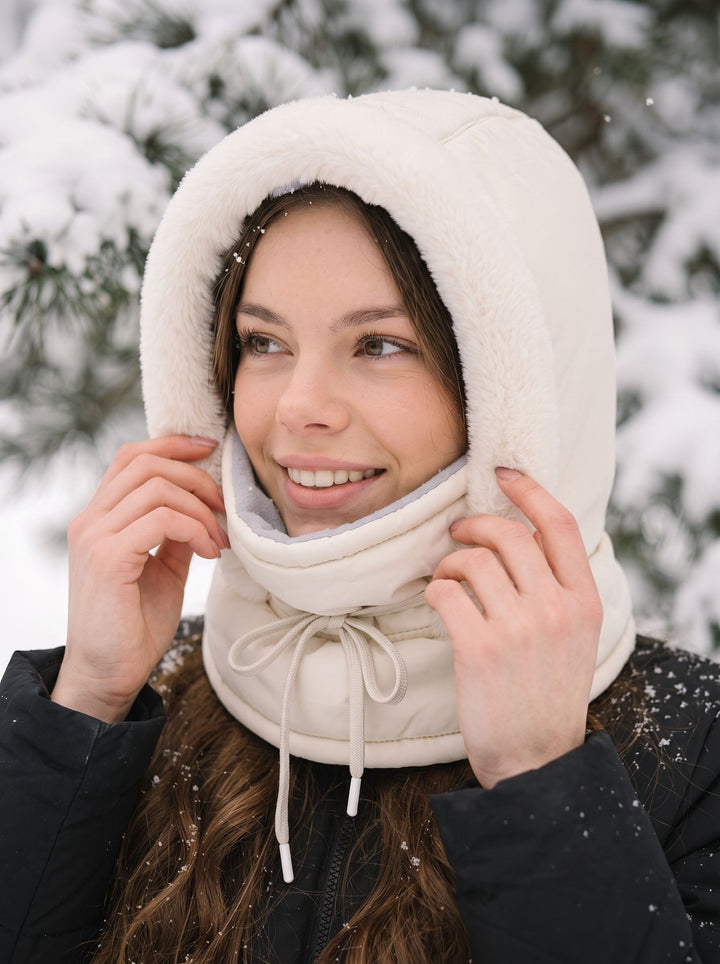 Cozy Padded Faux Fur Balaclava Hat